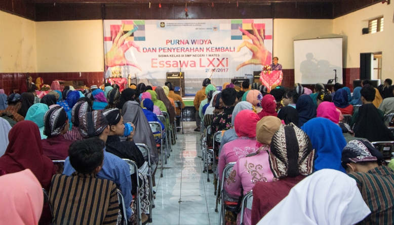 Purna Widya dan Penyerahan Kembali Siswa Kelas IX