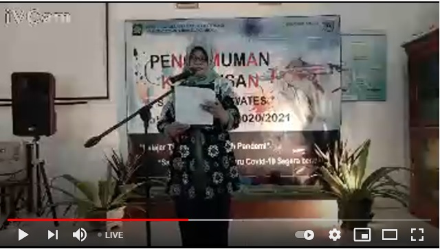 (Live Streaming) Pengumuman Kelulusan Kelas IX Tahun Pelajaran 2020/2021