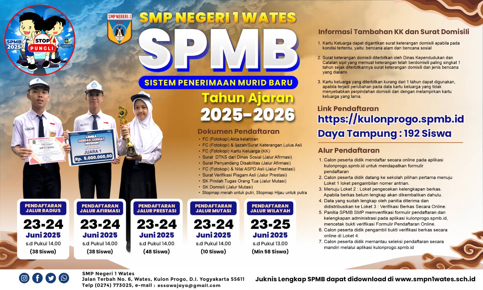 PENGUMUMAN SPMB 2025